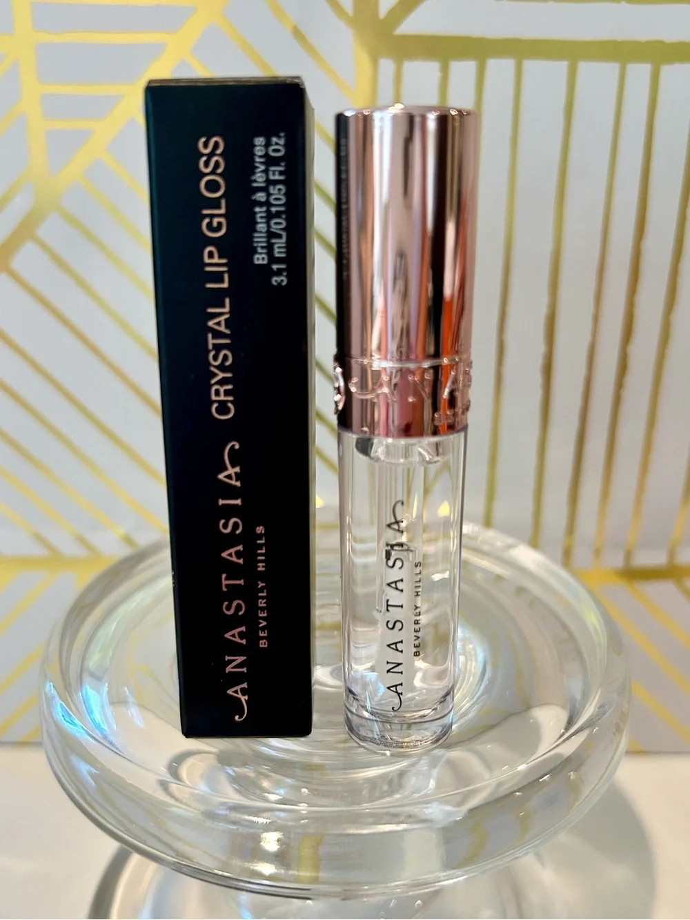 ✨ Anastasia Beverly Hills Crystal Lip Gloss | Glass | Full Size | New in Box